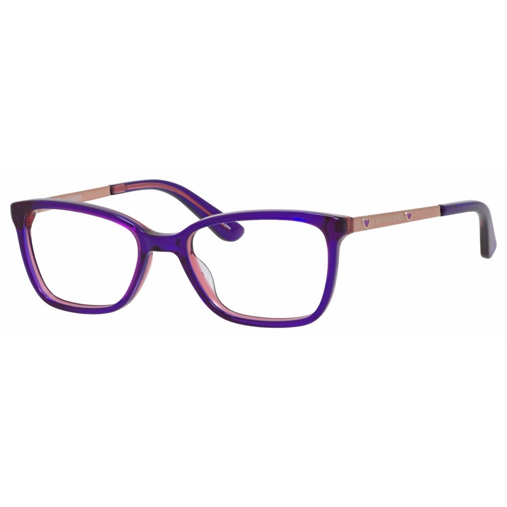 Juicy Couture JU 929‎ S1V 46-16-125 Deep Purple Full Rim Eyeglasses Frame HF14